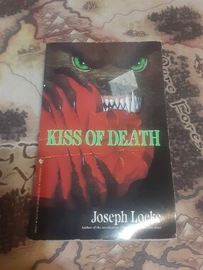 Kiss of Death by Joseph Locke 1992 Bantam horror book